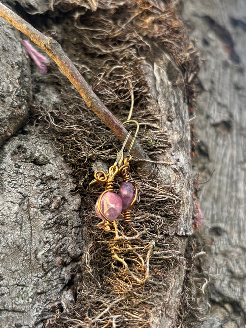 A Sleeping Beauty’s earrings