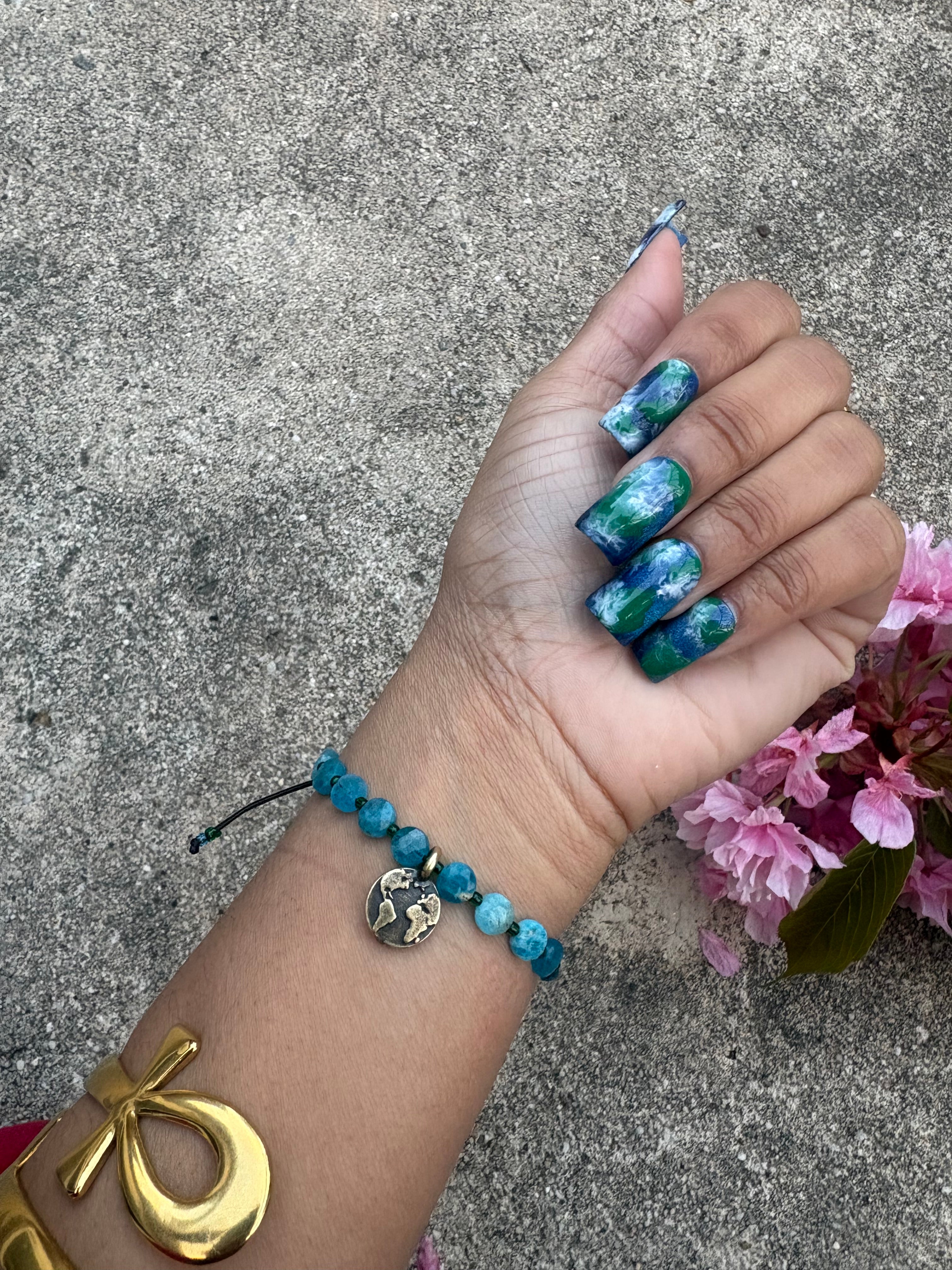 Blue World adjustable bracelet