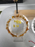 Yellow jade chip bracelet